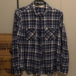 Chemise carottée bleue/ blue checkered shirt